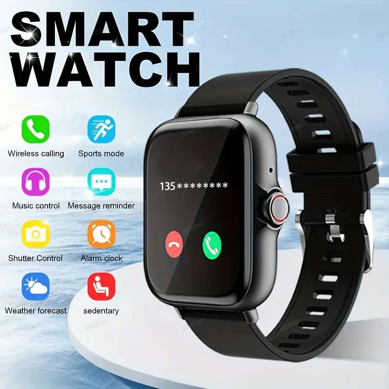 Smartwatch for Men & Women | Wireless Calling, Customizable Watch Faces, Multiple Sports Modes