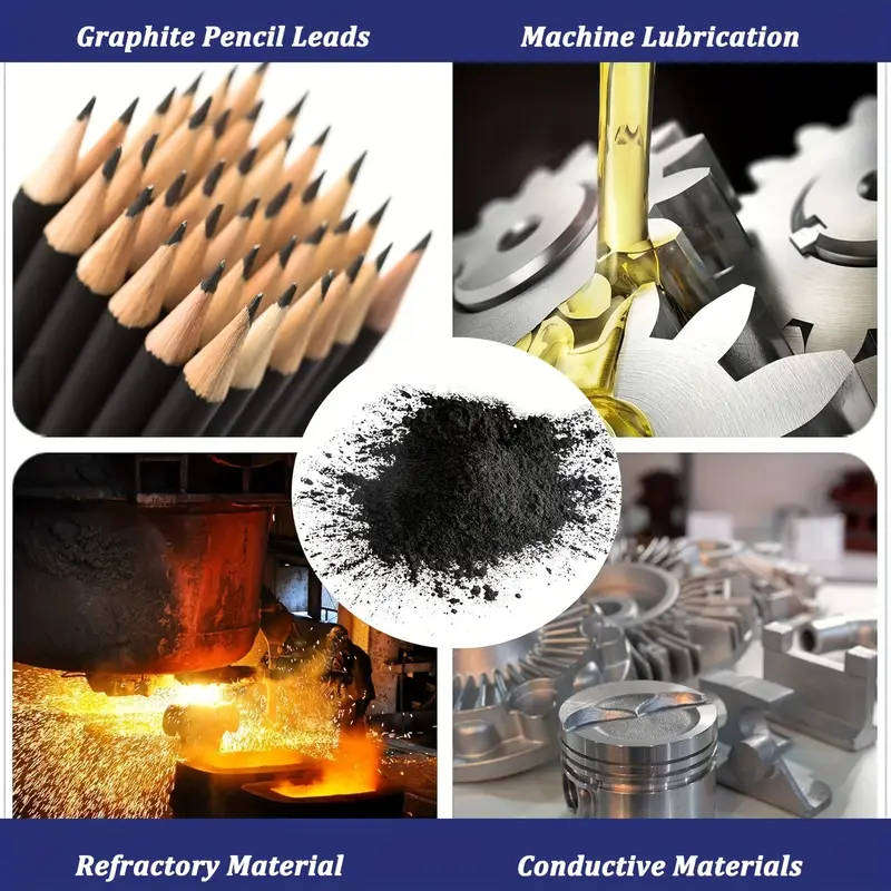 150gram 44 micron pure graphite powder, dry powder graphite lubricant