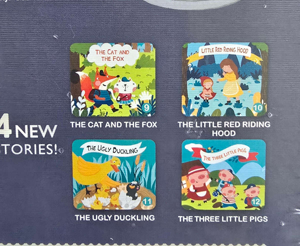 Mideer Children's Storybook Torch with 12 Stories