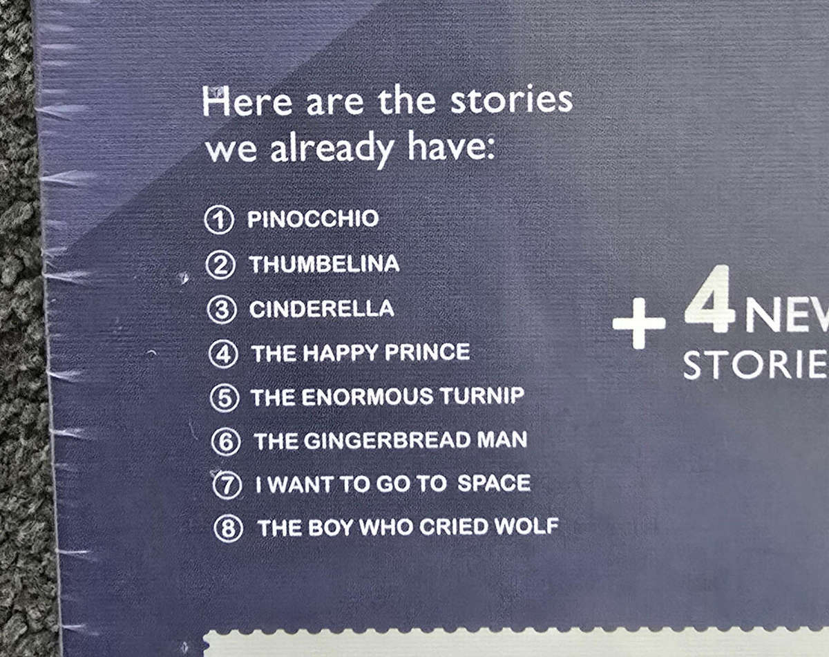 Mideer Children's Storybook Torch with 12 Stories