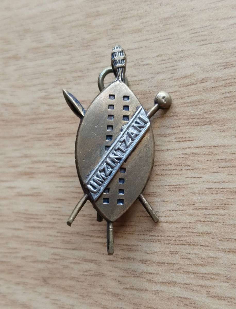 Umzintzani Boer War Collar Badge. - Prince Albert Volunteers Guards.