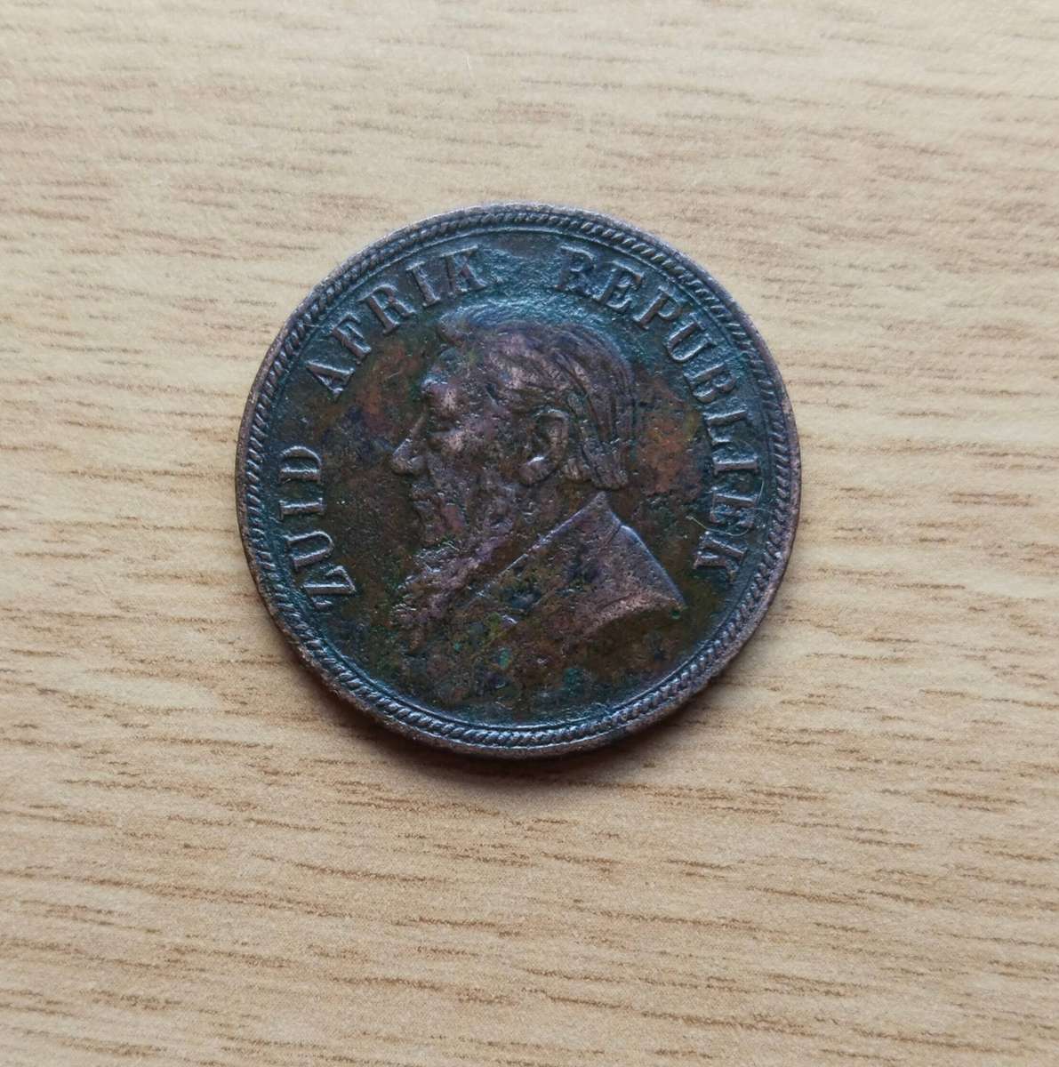 ZAR Paul Kruger 1892 Penny.