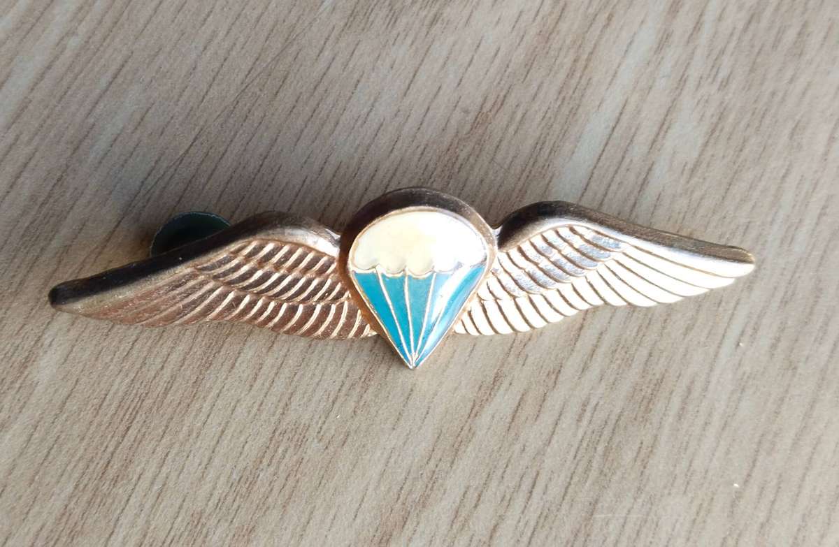 South Africa Military Parachute Paratrooper Wing Badge.