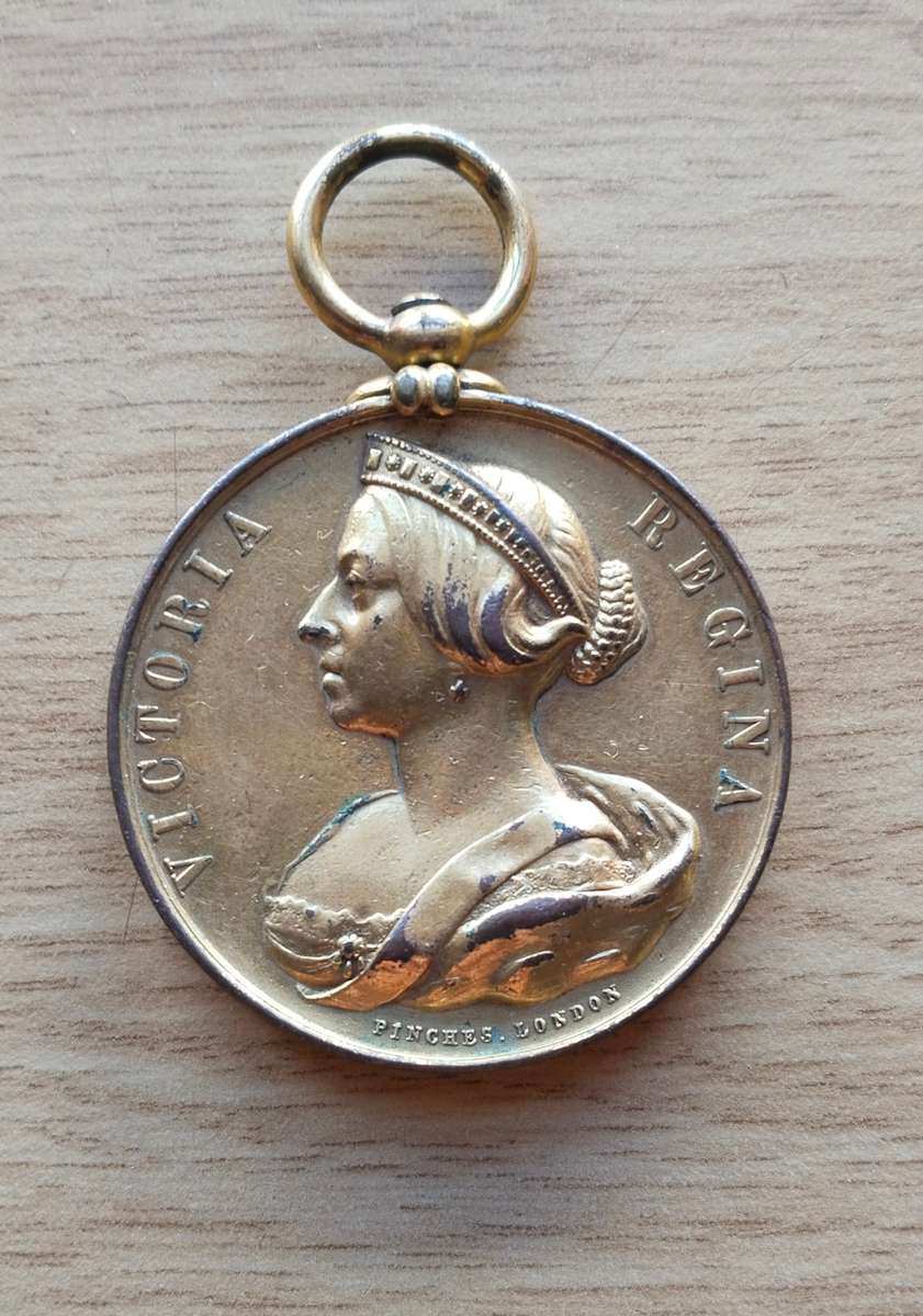 Queen Victoria Regina 1859 Bravery Medal awarded to G.X. SHAYLER