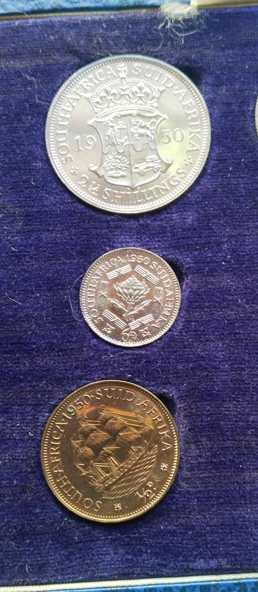 South Africa 1950 Proof Set. Rare. Only 500 made.