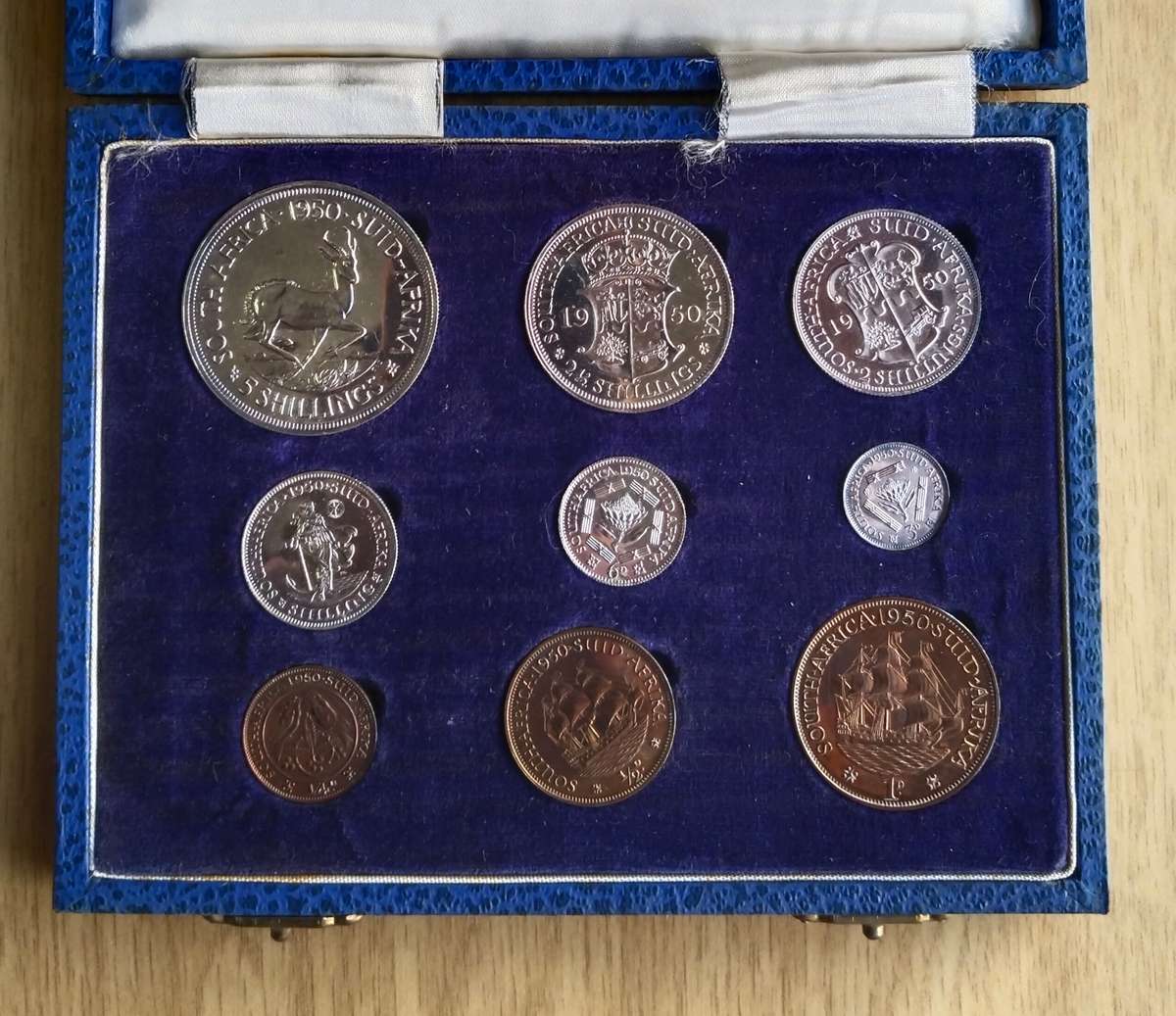 South Africa 1950 Proof Set. Rare. Only 500 made.