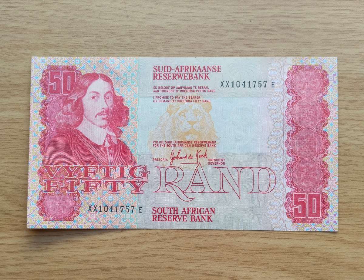 South Africa Replacement XX de Kock R50 Bank Note. Excellent Condition!!
