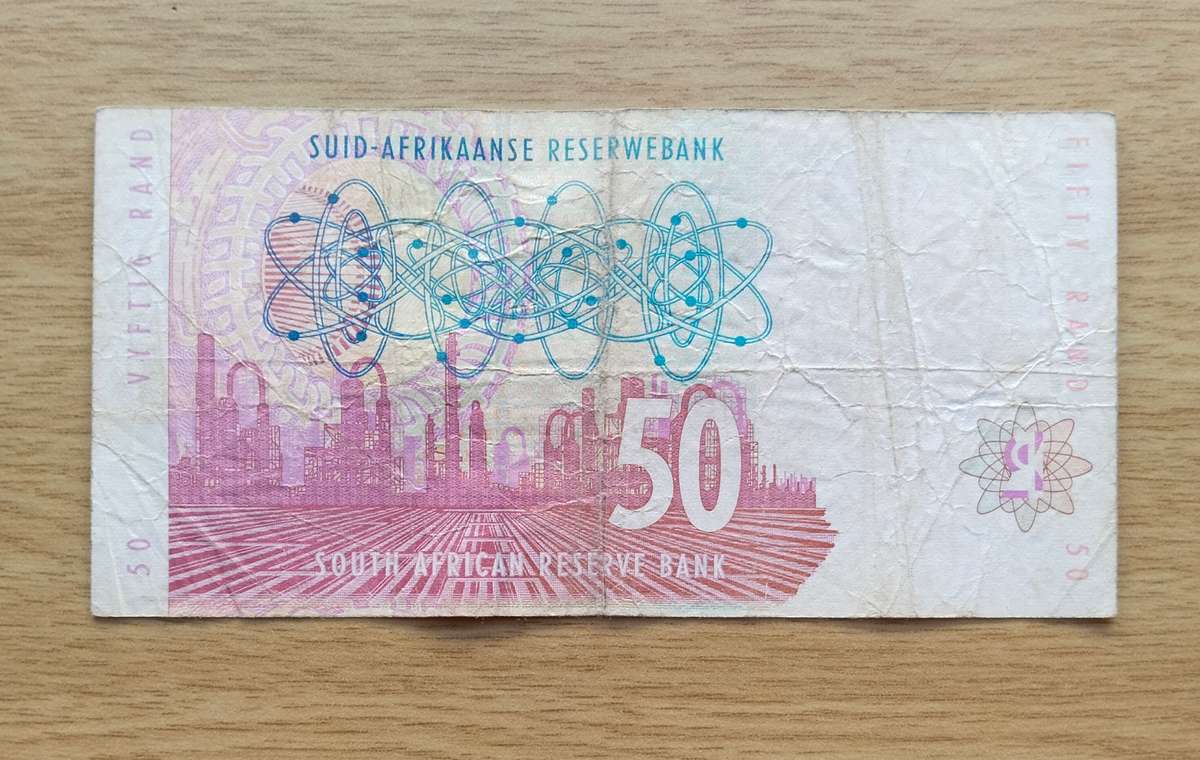 Red Water CL Stals R50 Bank Note. (AC)