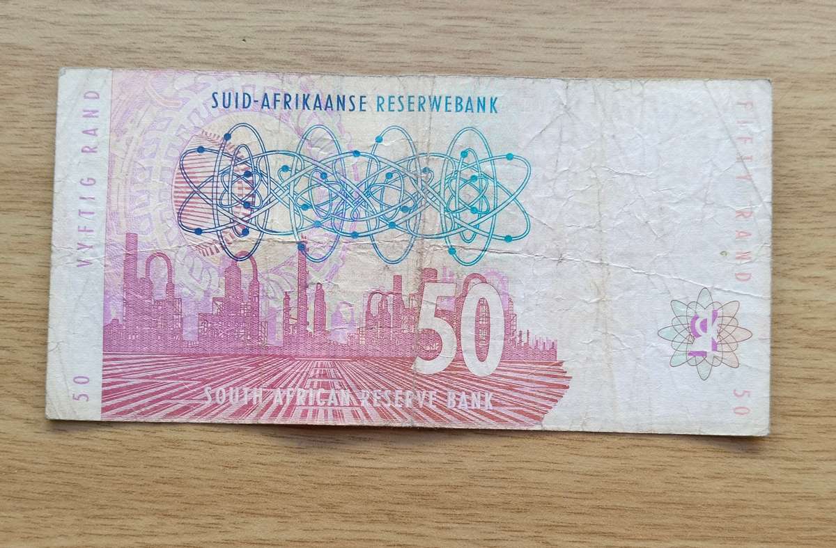 Red Water CL Stals R50 Bank Note. ( AE)
