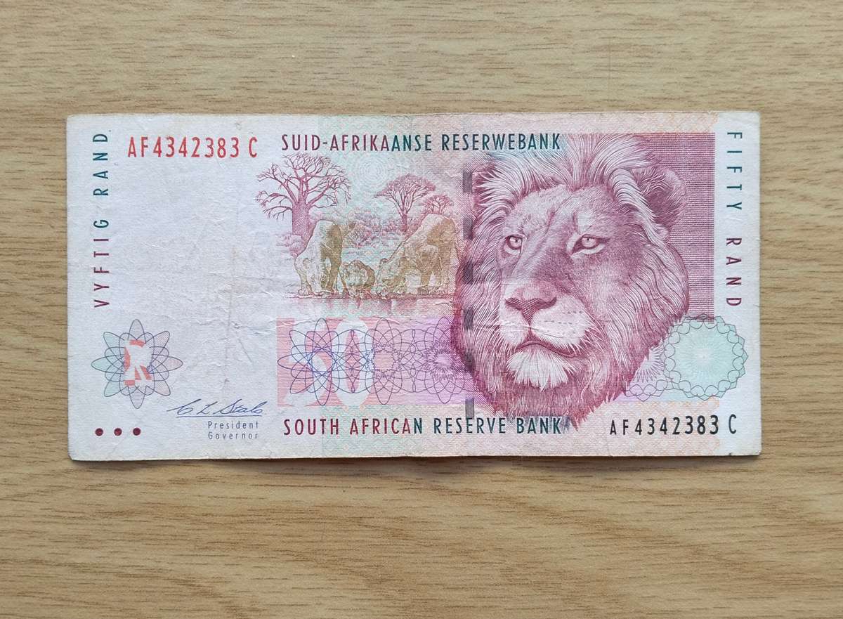 Red Water CL Stals R50 Bank Note (AF)