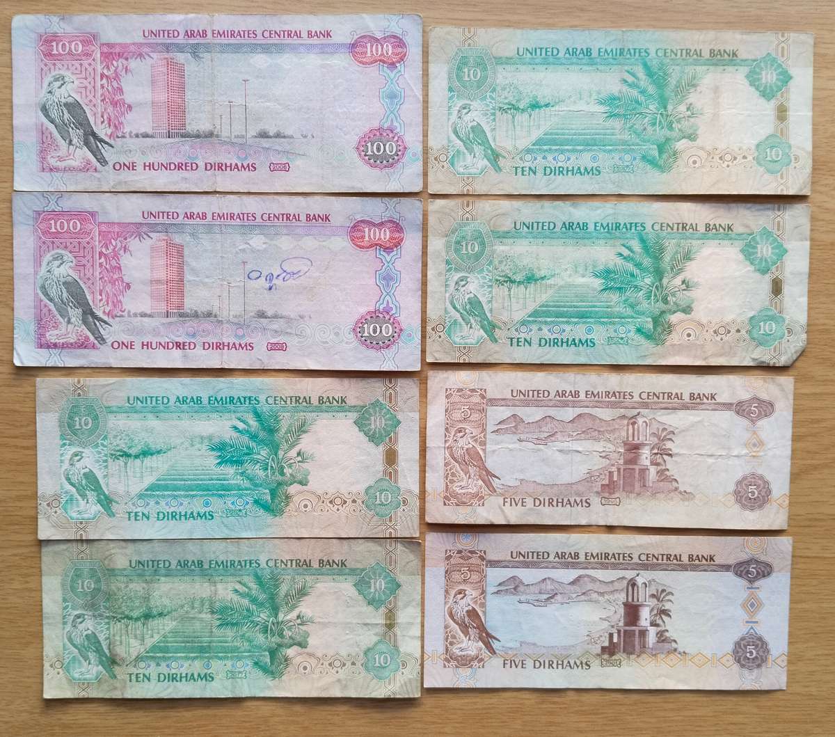 United Arab Emirates 250 Dirhams. ( R1210.00 in today's exchange rate)