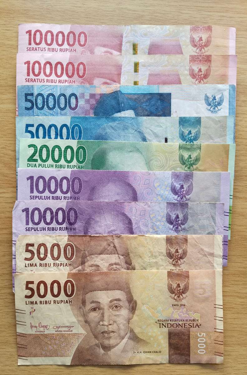 Indonesia 350000 Rupiah. ( R400.03 in today's exchange rate)