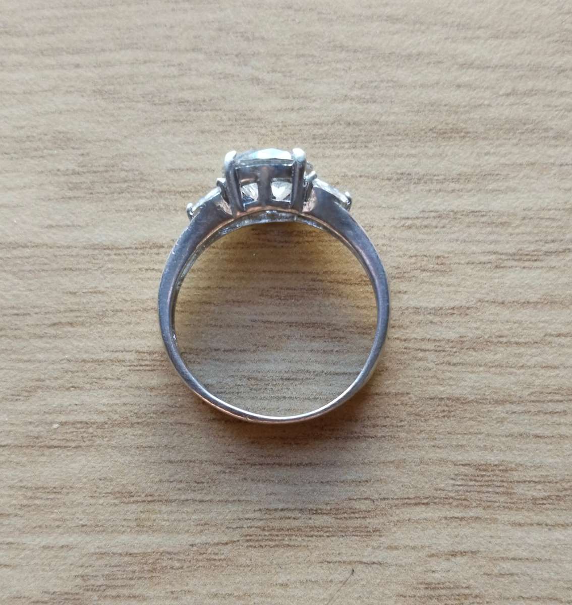 Beautiful Sterling silver ring with semi precious Stone. 17mm inside diameter.