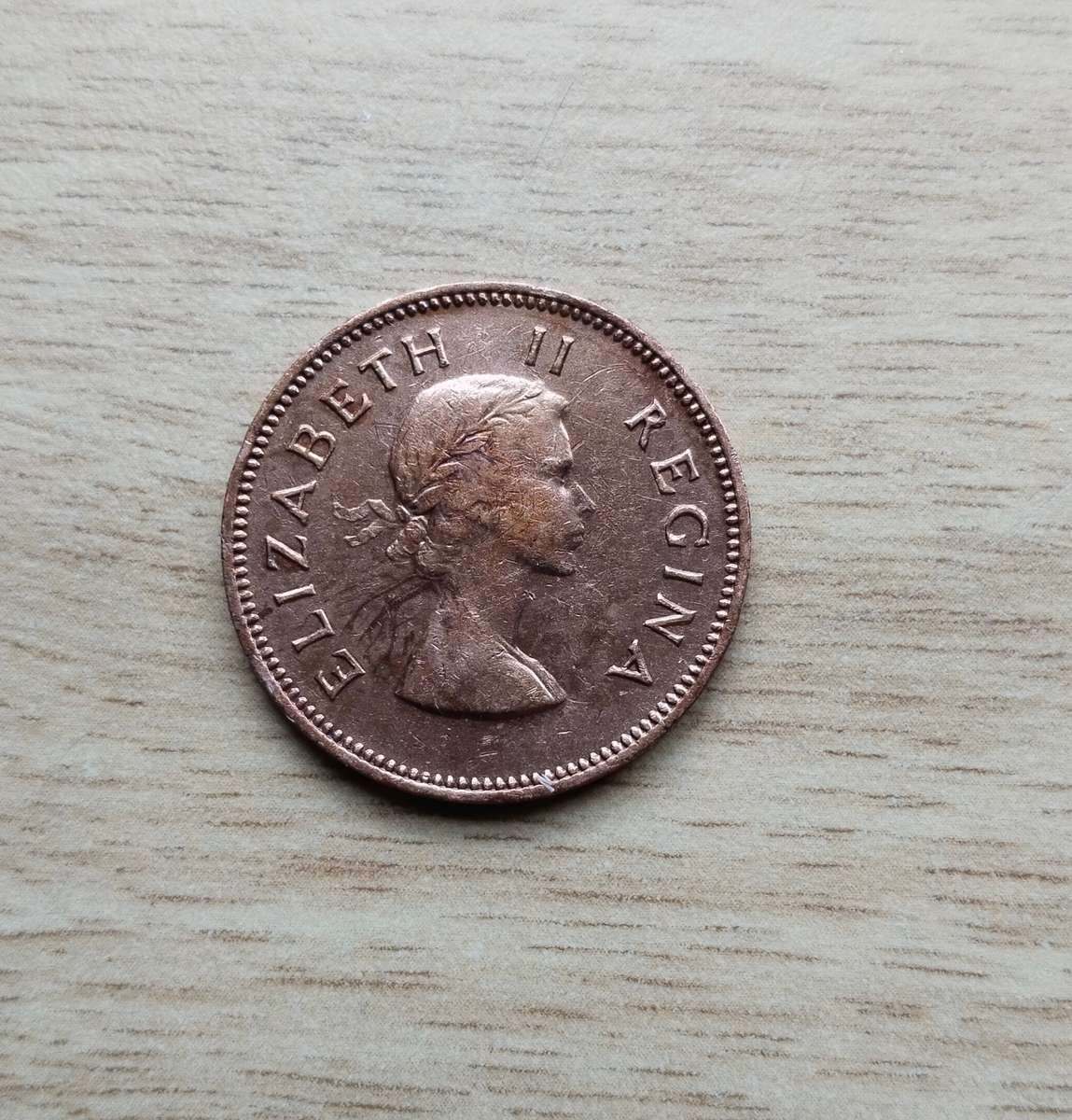 South Africa 1959 Half Penny.