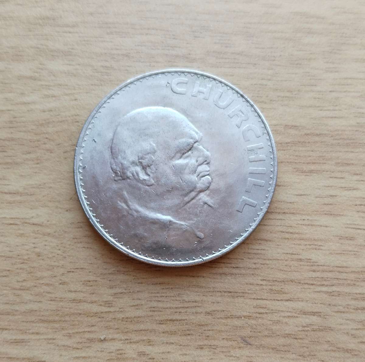 Great Britain 1965 Churchill Commemorative Crown. Good condition.