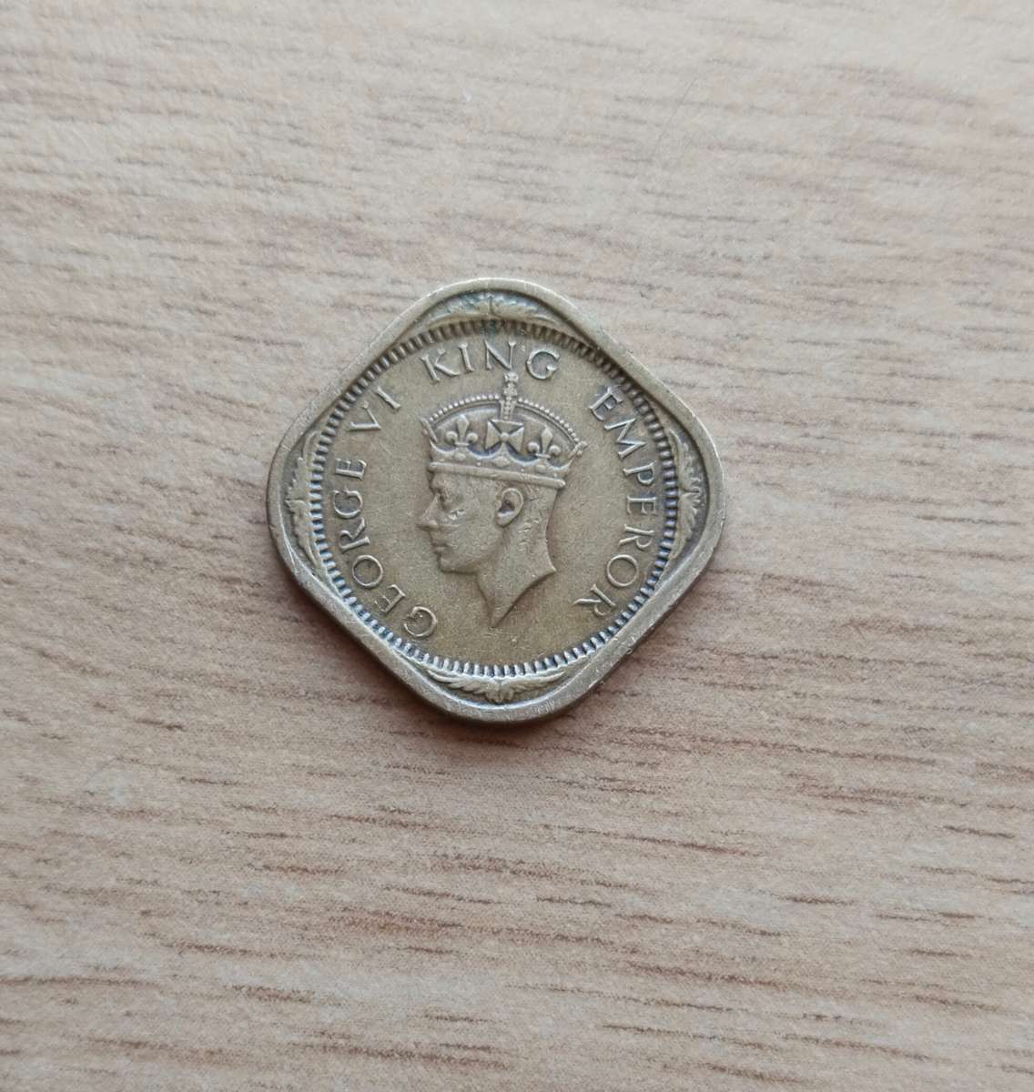 India 1942 1/2 Anna.