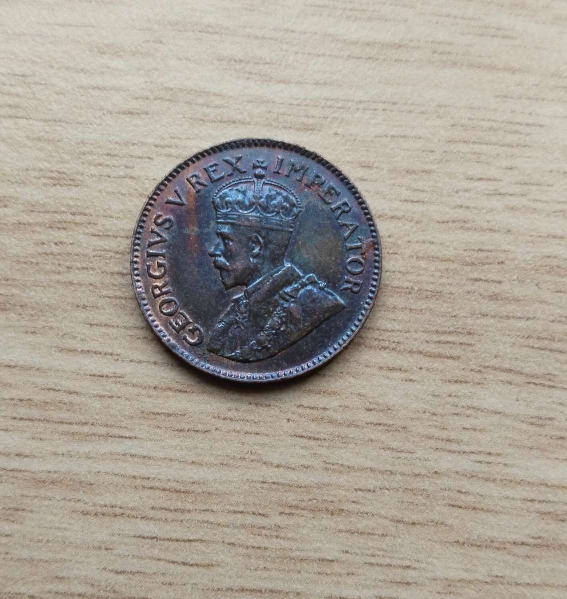 South Africa 1928 Quarter Penny Farthing in good condition.