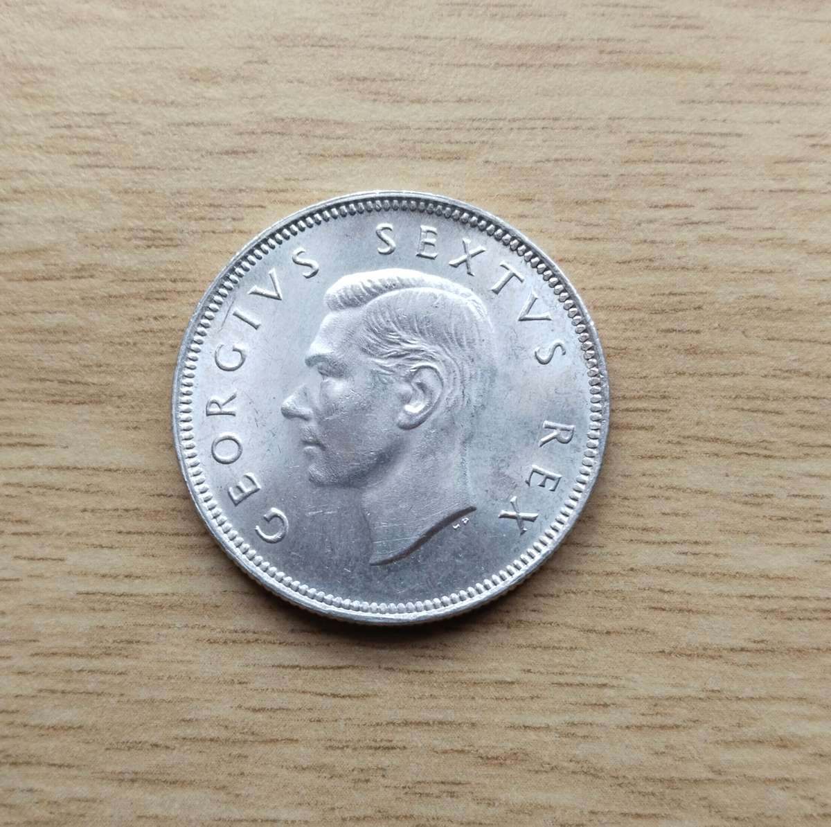South Africa 1952 UNC 2 Shillings. Great coin!!