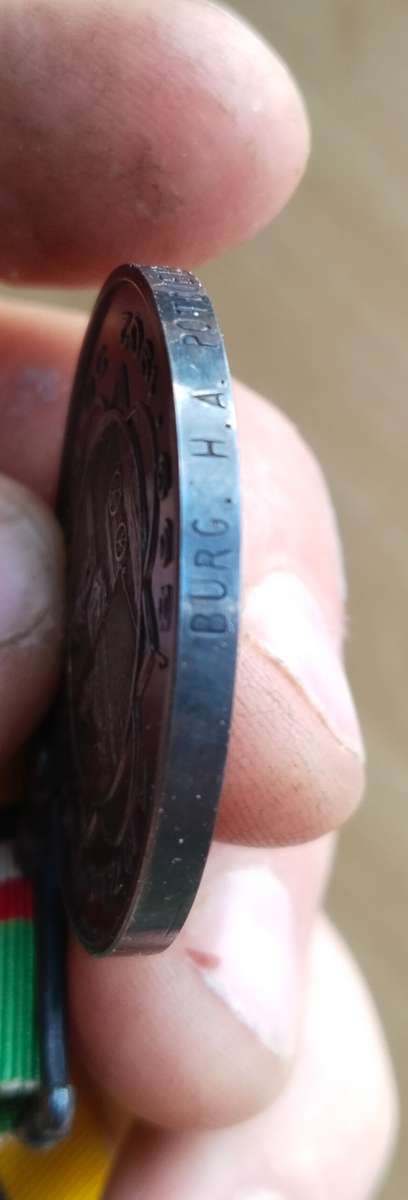 ZAR Boer War Medal With Paperwork Awarded to BURG A.H. POTGIETER. Nice Medal!!