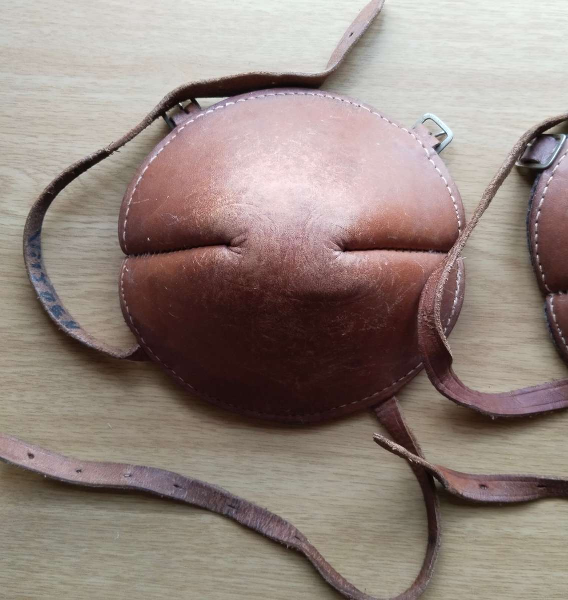 Vintage military knee pads.