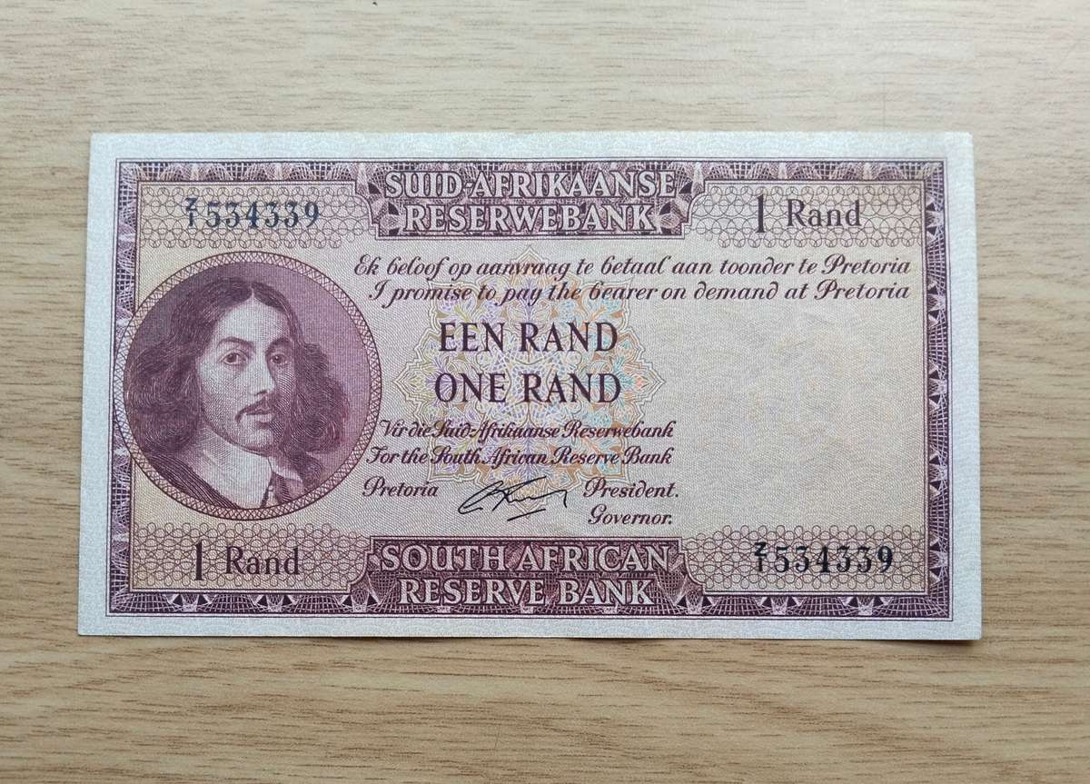 Replacement G. Rissik Z1 Old R1 bank note. Good condition.