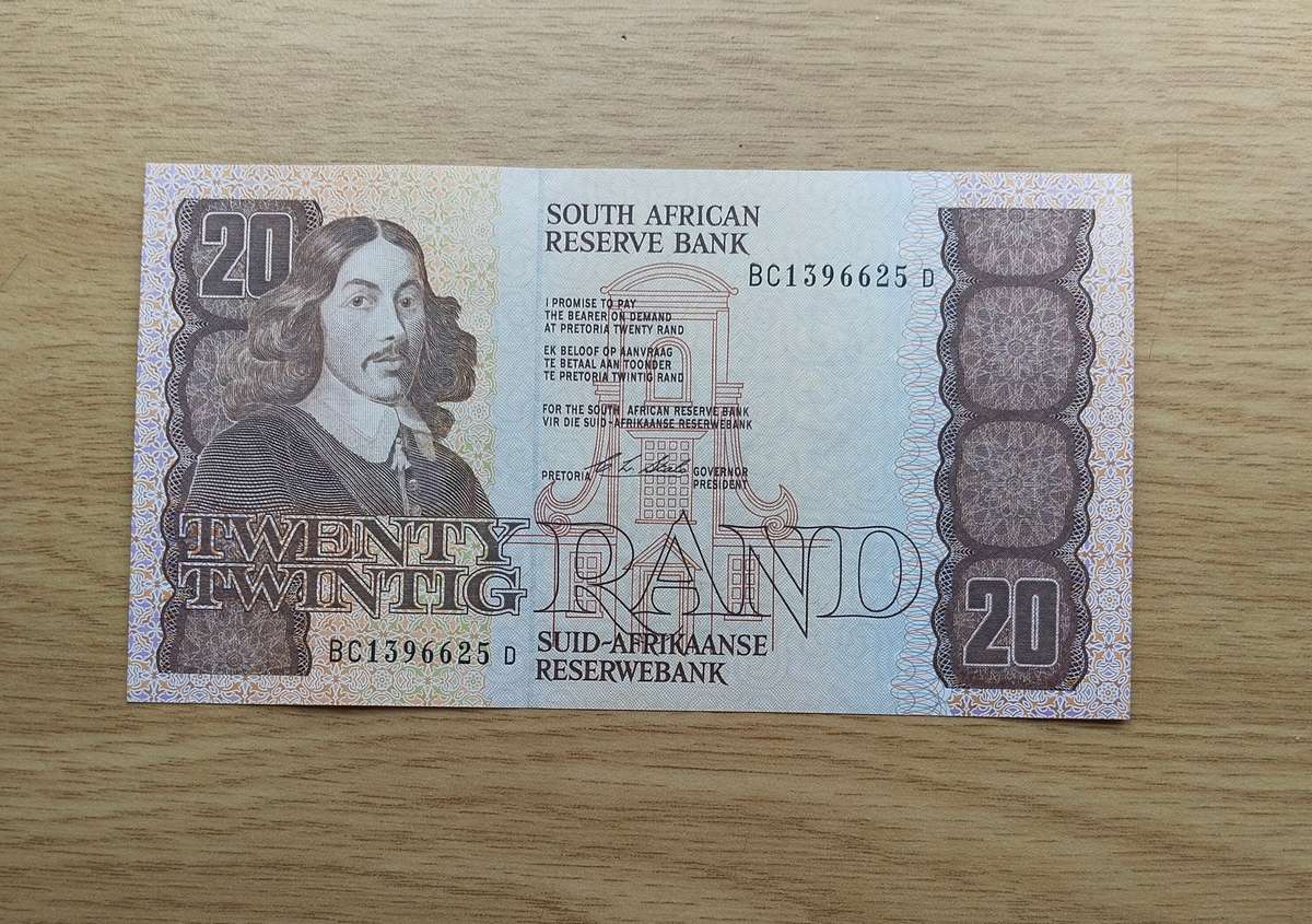 South Africa Stals old R20 Bank Note. Good condition.