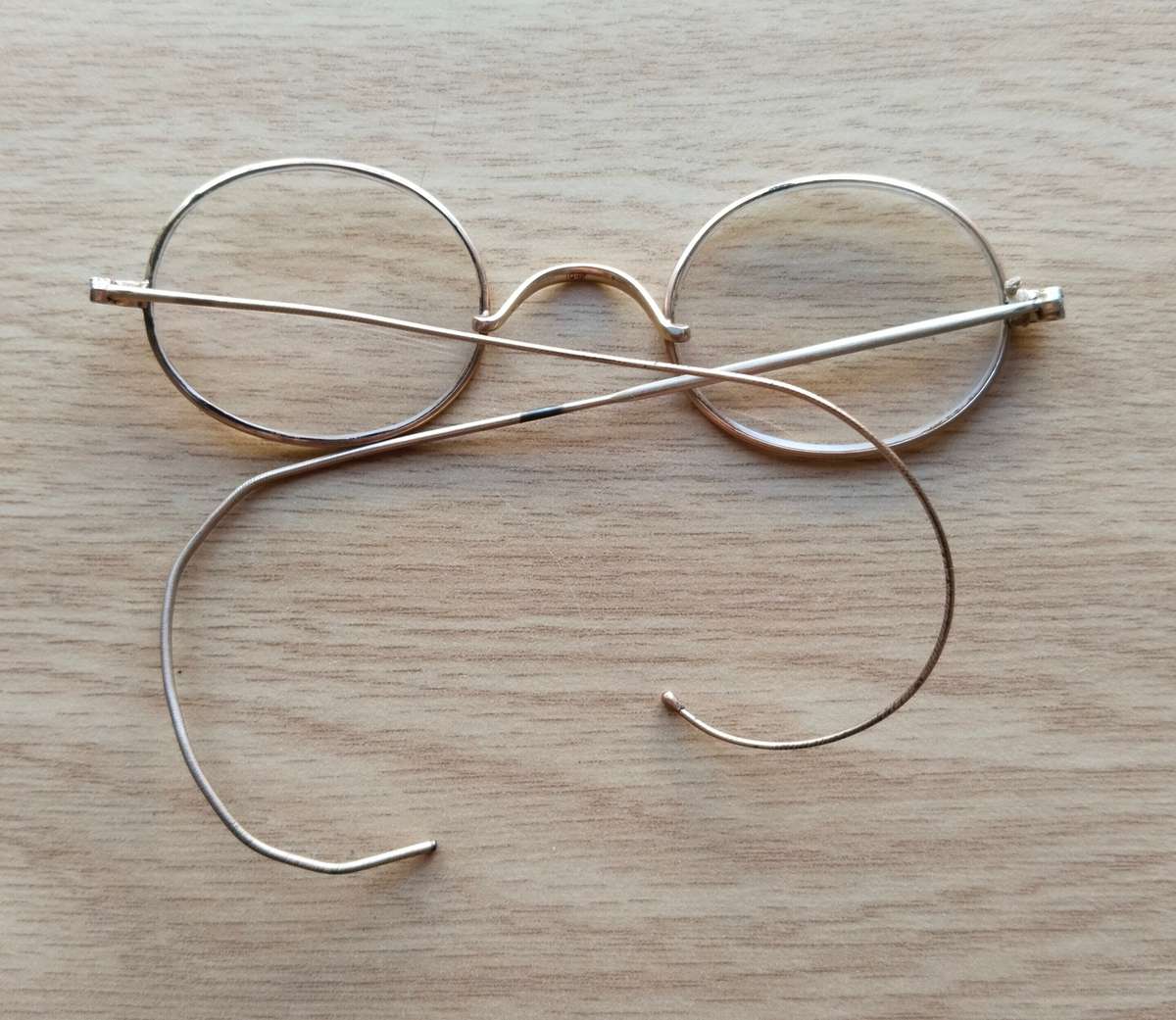 Vintage Antique gold plated spectacles.