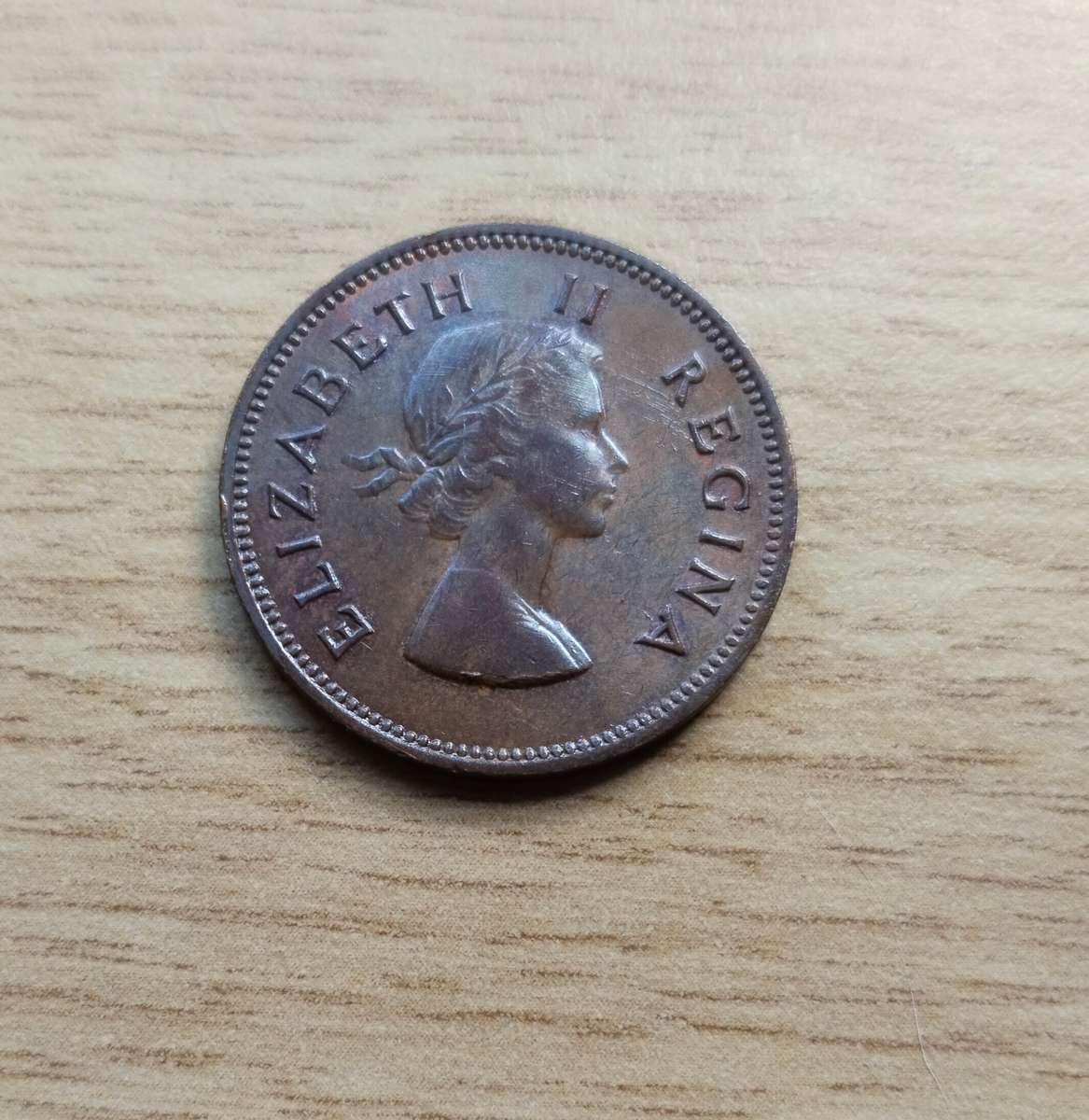 South park 1958 half penny. Good condition.