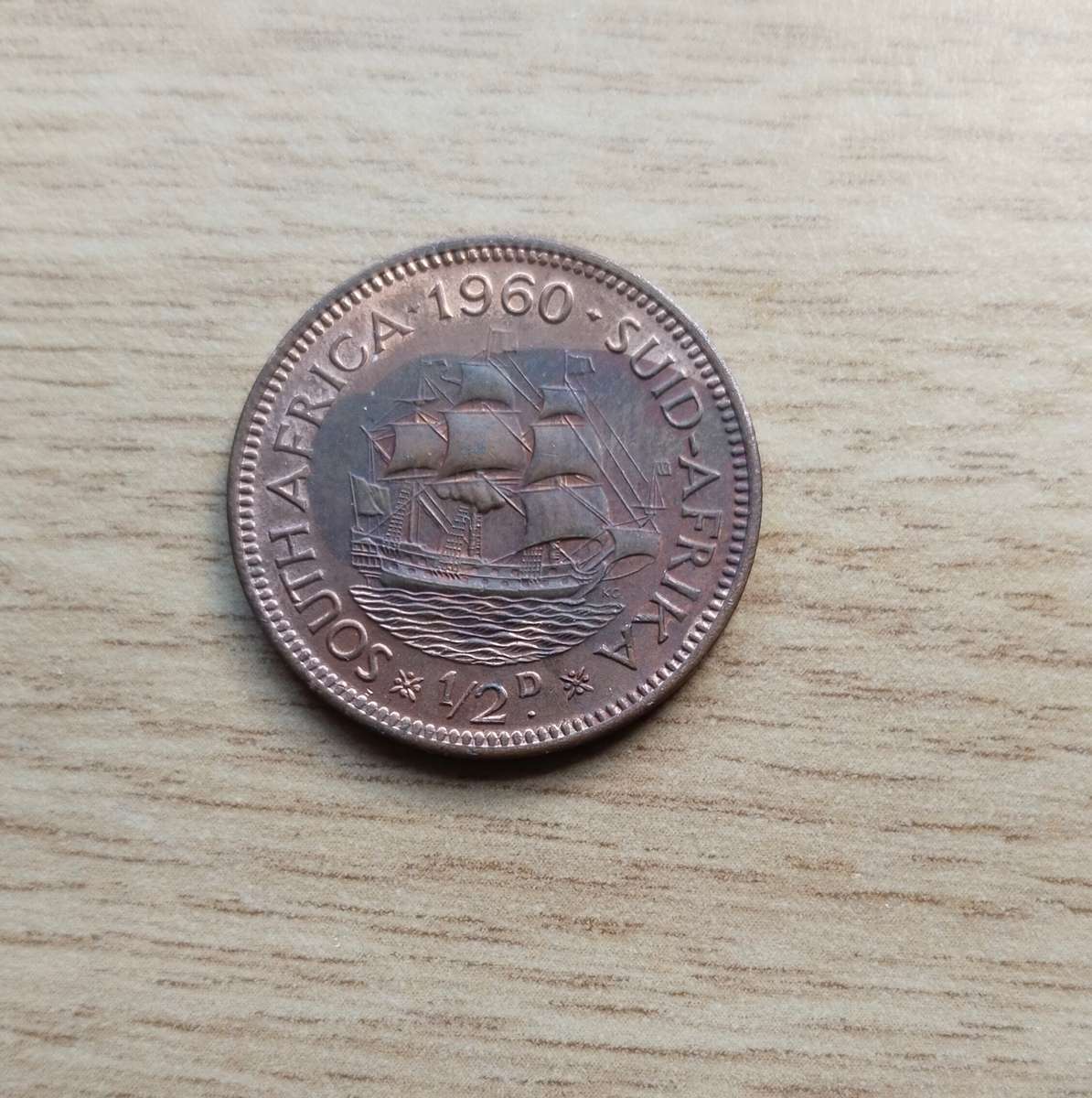 South park 1960 half penny. Good condition.