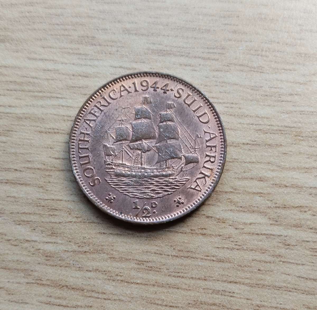 South park 1944 half penny. Good condition.