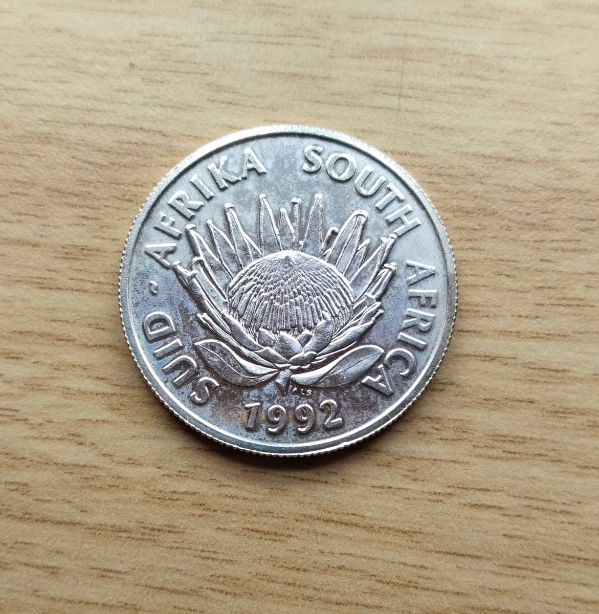 South Africa 1992 Silver Proof Soli Deo Gloria One Rand.