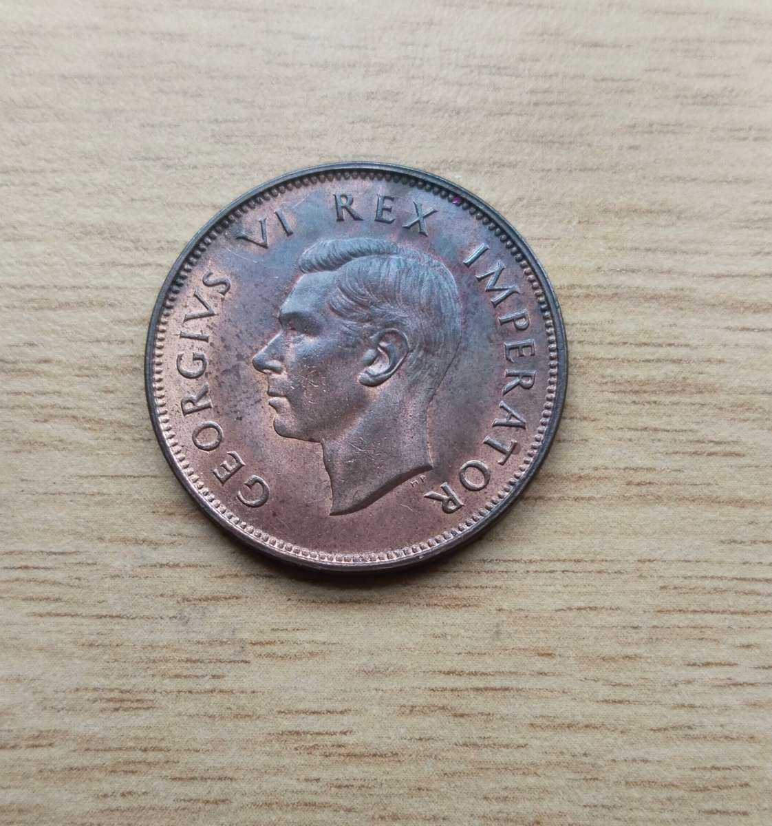 South Africa 1941 Half Penny. Good condition.