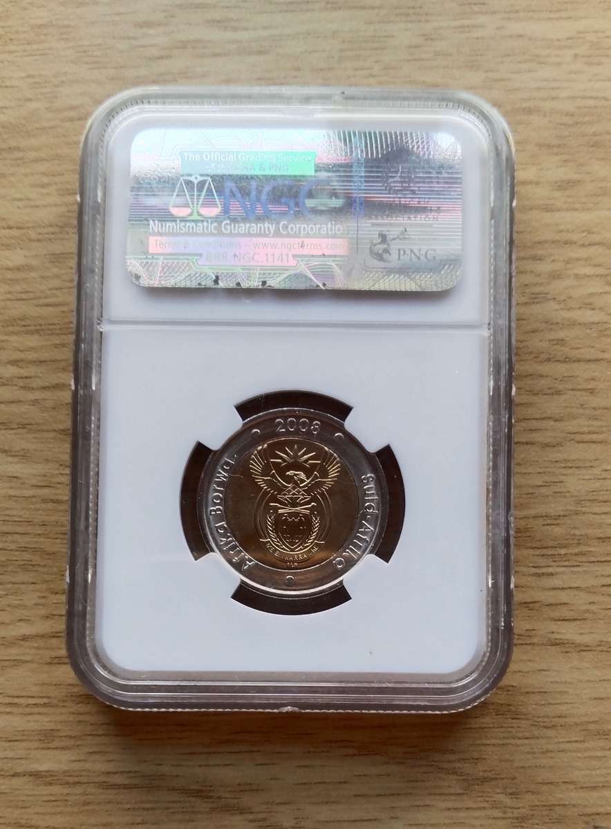 Nelson Mandela 2008 MS67 NGC R5.