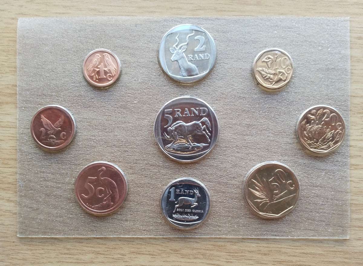 South Africa 1995 UNC Coin pack set.