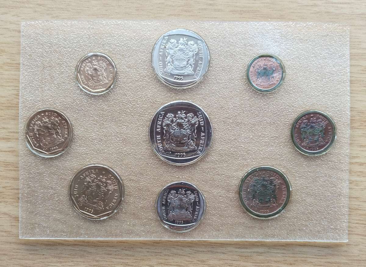 South Africa 1995 UNC Coin pack set.