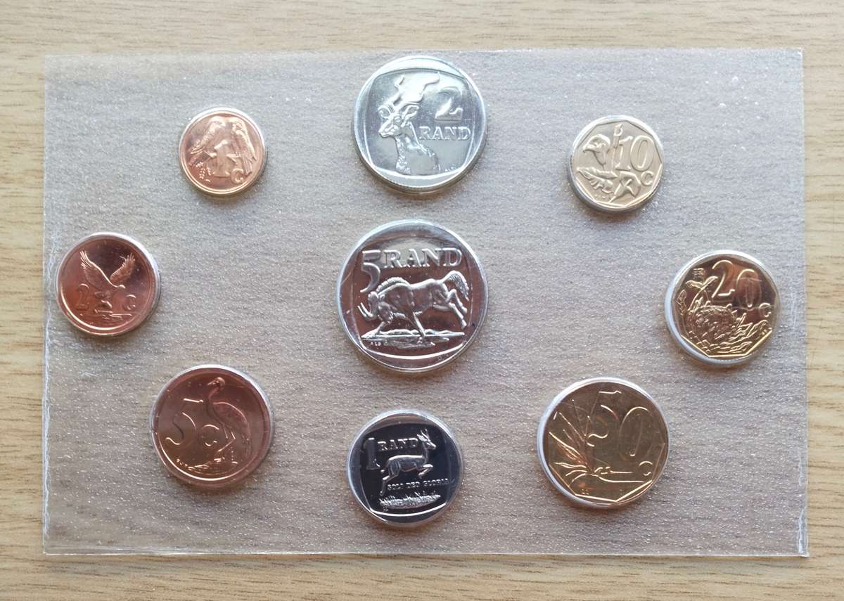 South Africa 1996 UNC Pack coin set.