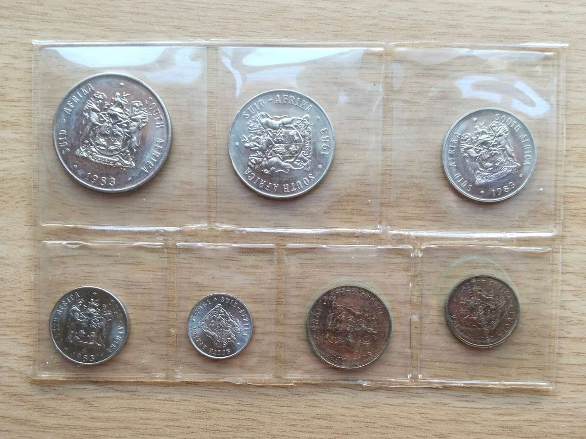 South Africa 1983 UNC Pack coin set.