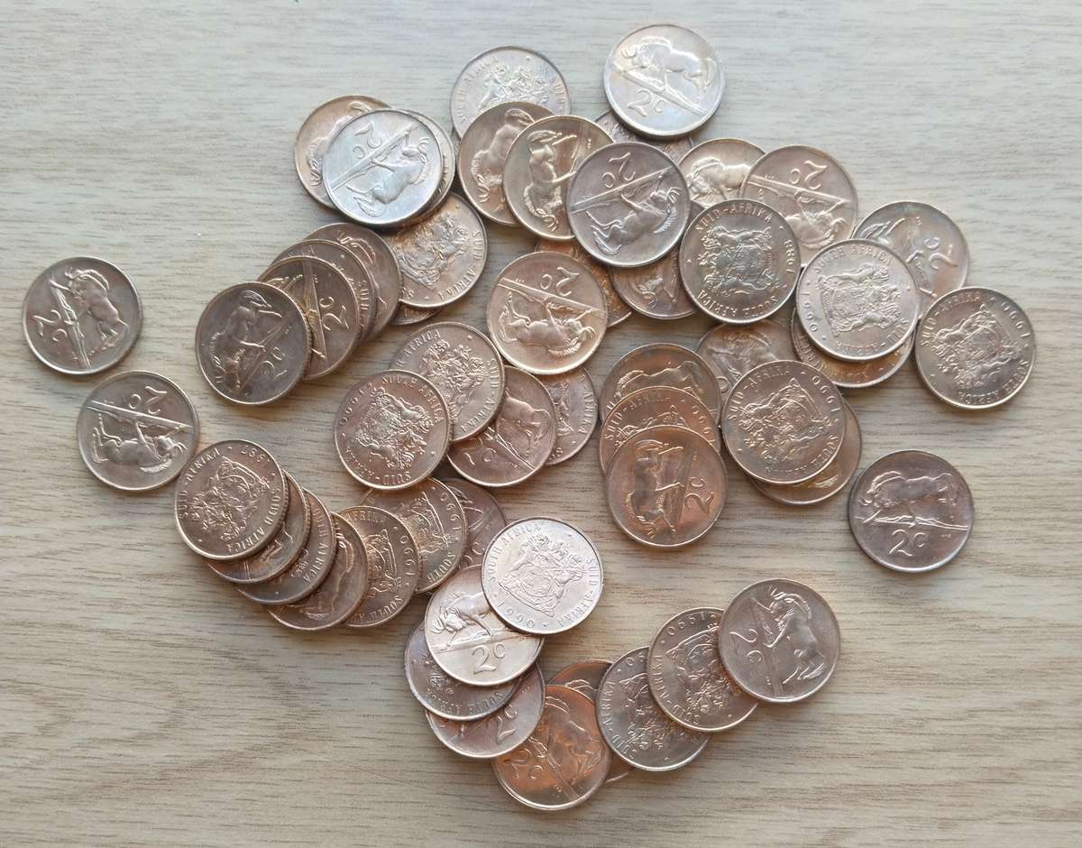 South Africa large collection of UNC/AUNC two cents.