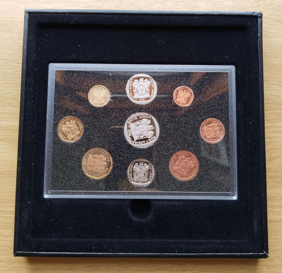 South Africa 1994 Proof Coin set.
