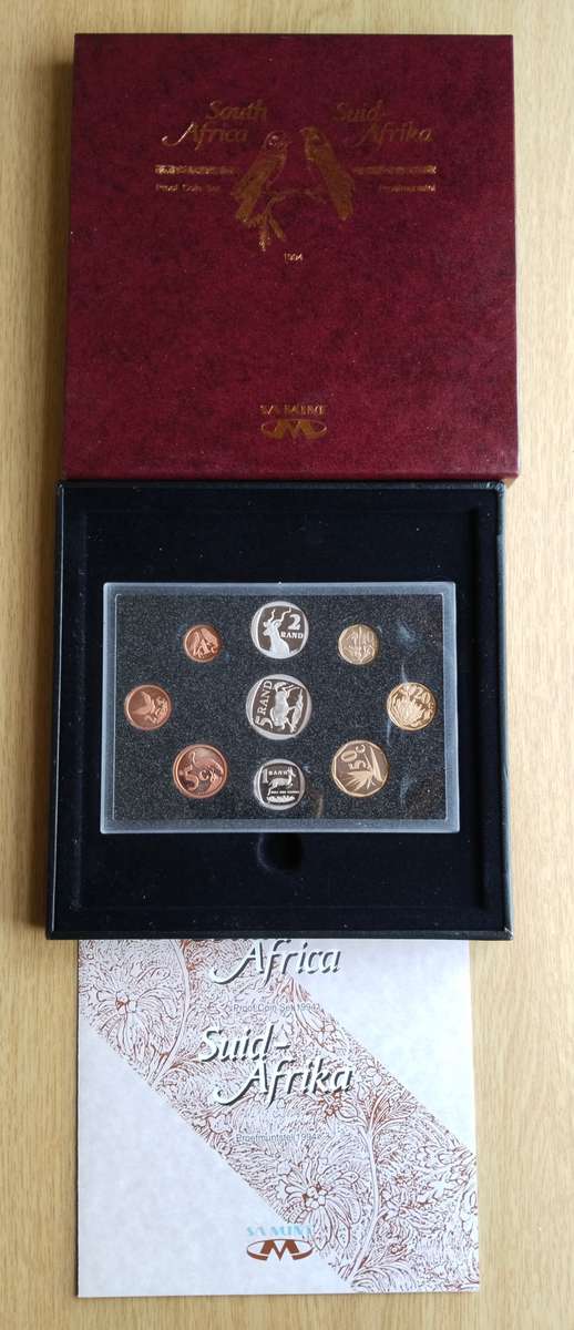 South Africa 1994 Proof Coin set.
