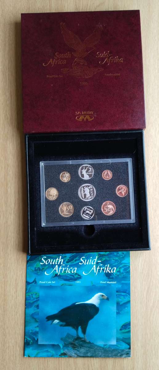 South Africa 1995 Proof Coin set.