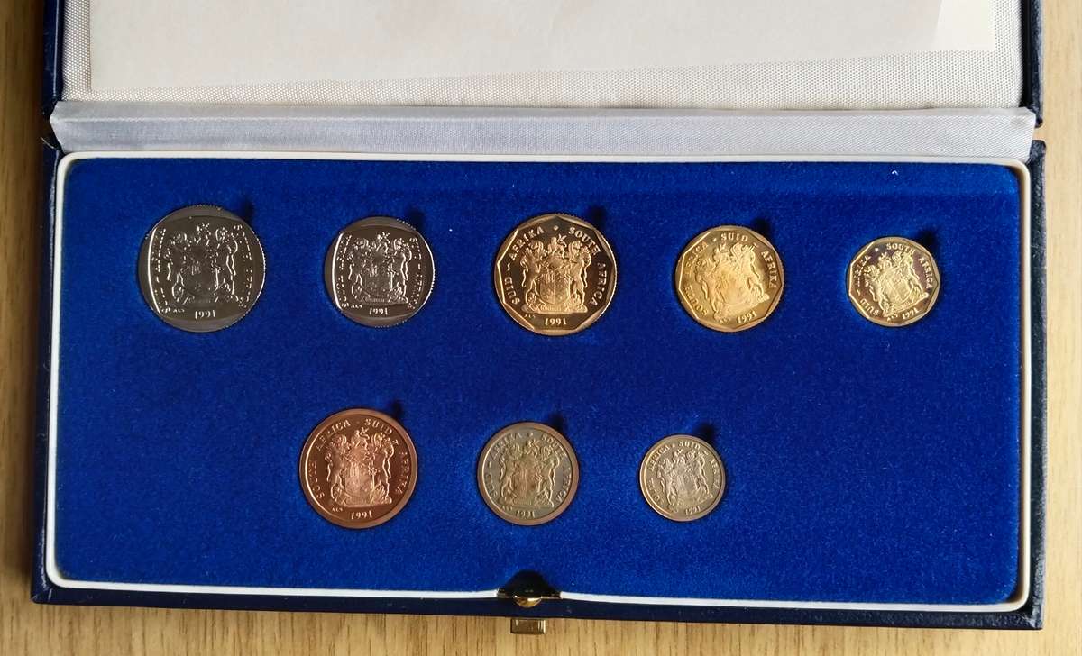 South Africa 1991 Proof Set.