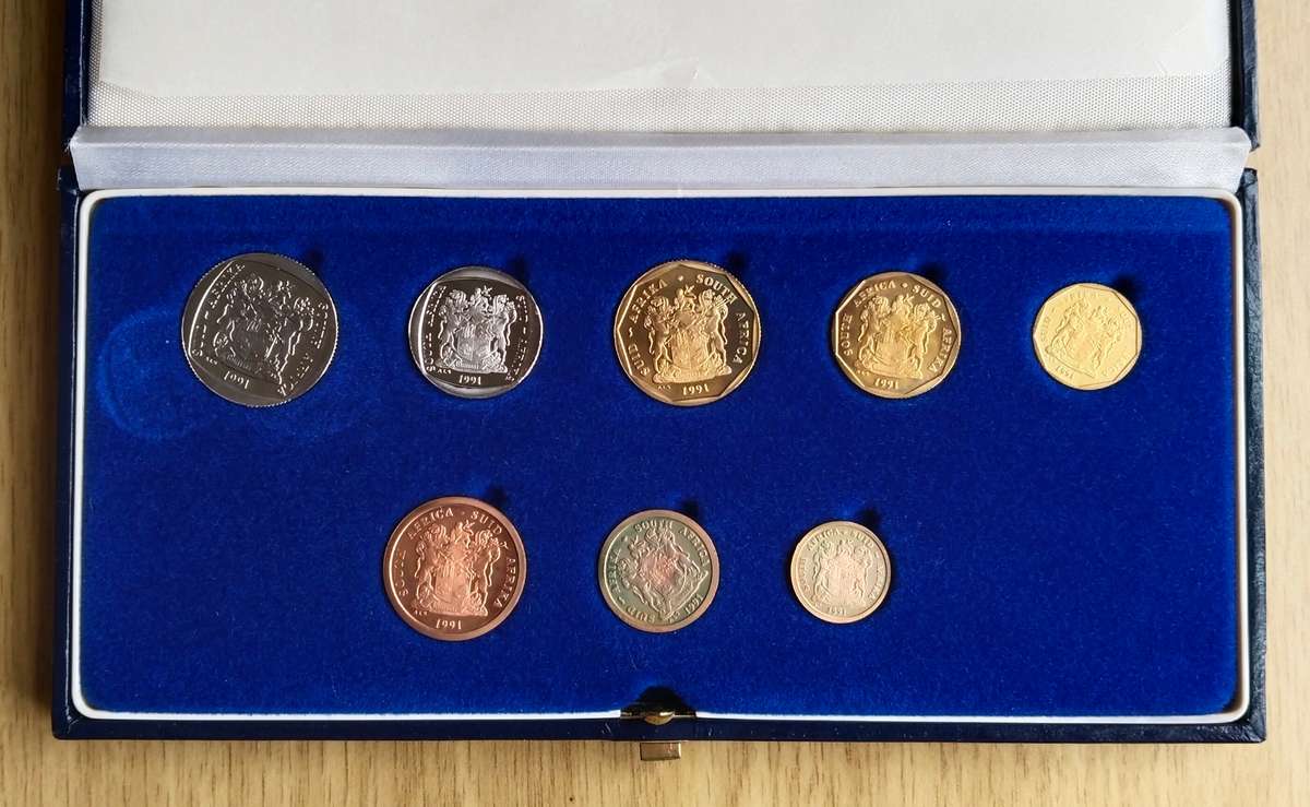 South Africa 1991 Proof Set.