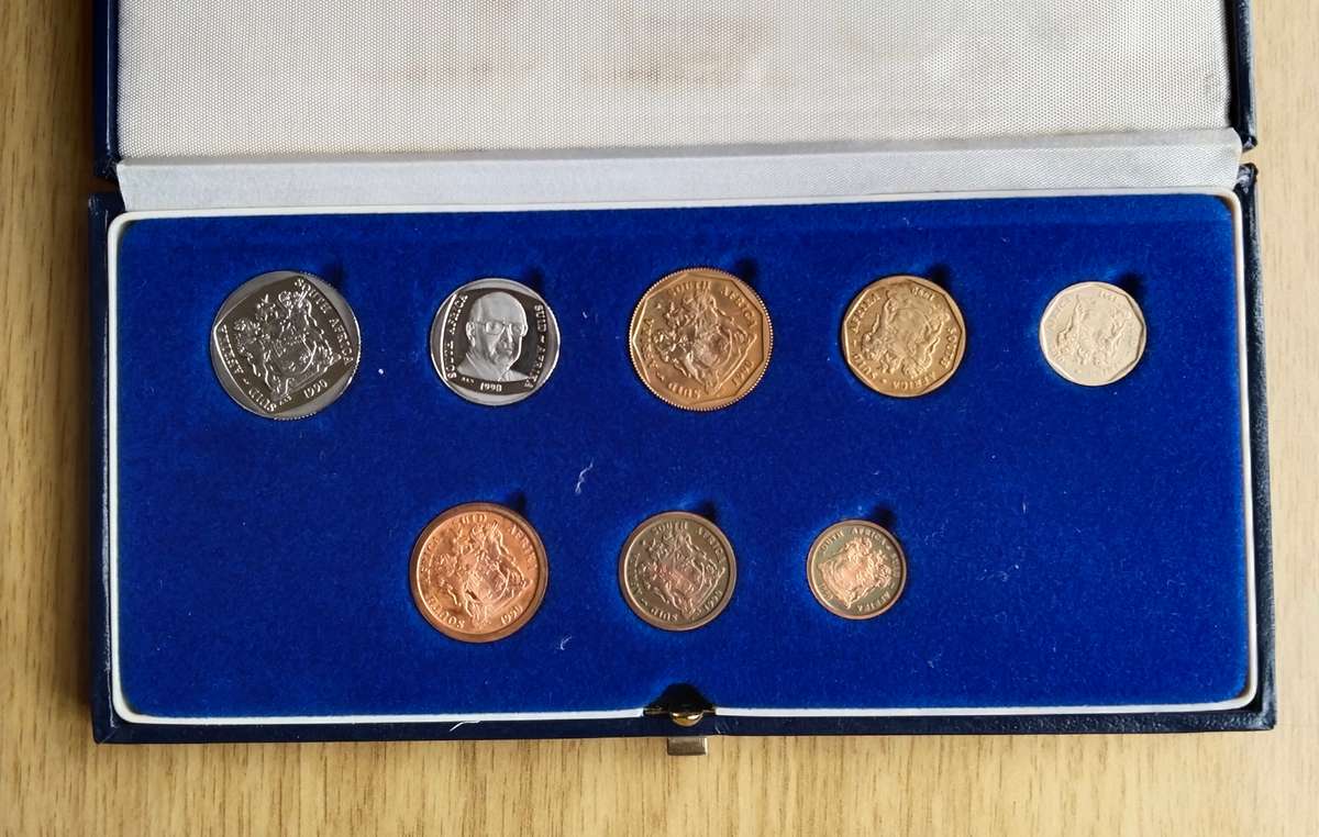 South Africa 1990 Proof Coin set.