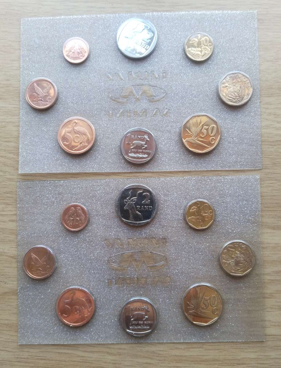 South Africa 2 X 1991 UNC Mint Packs. One bid takes all.