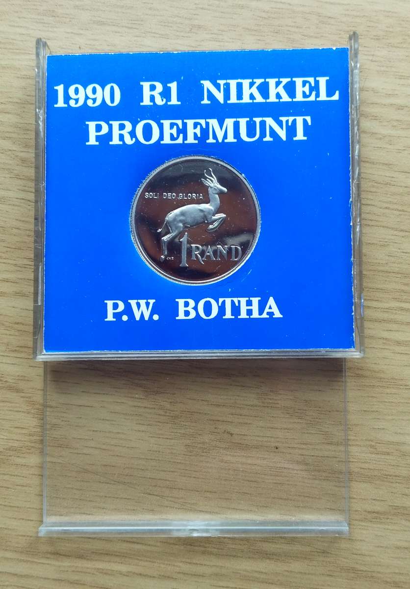 South Africa 1990 P.W. Botha Proof R1