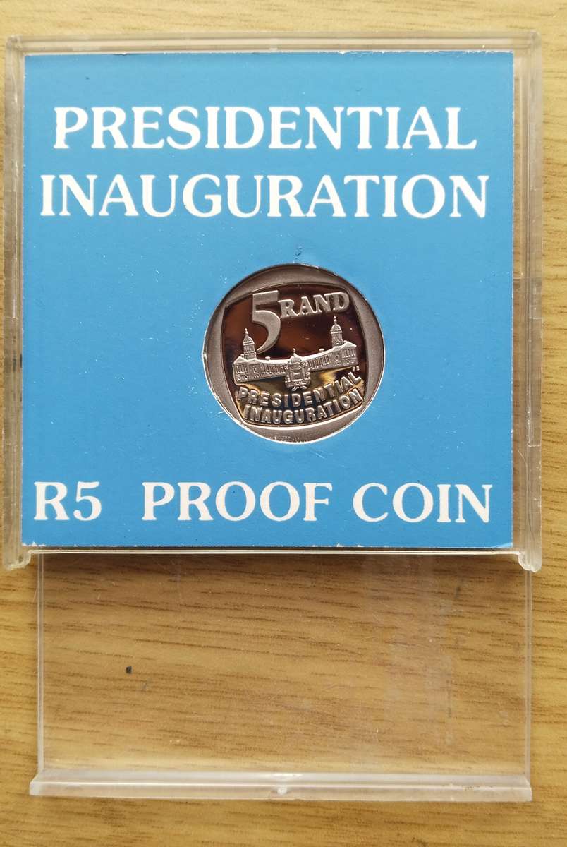 South Africa 1994 Proof Inauguration R5