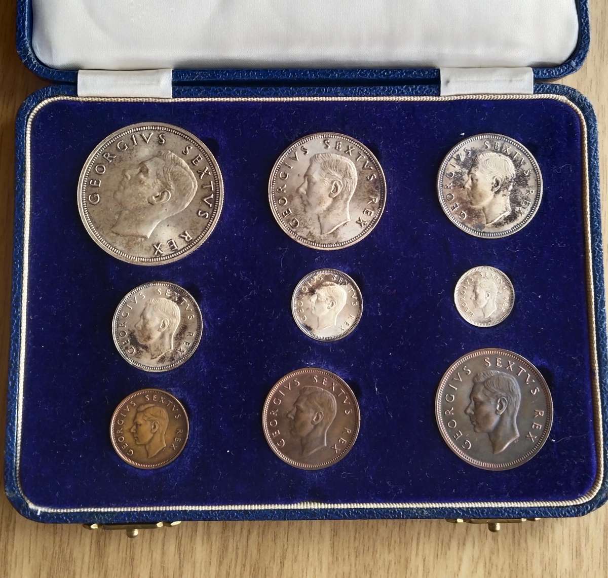 South Africa 1952 Silver Proof Set.