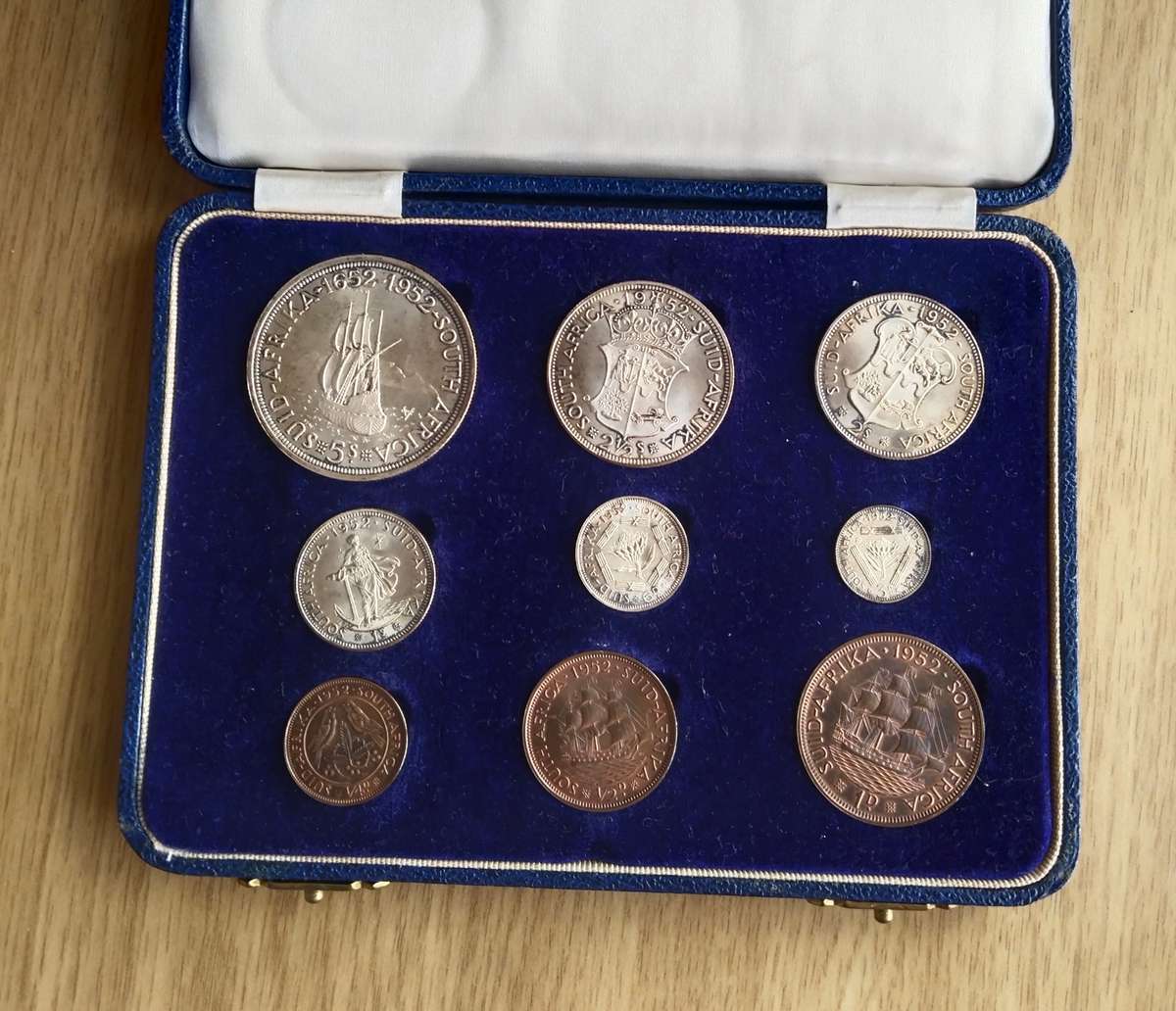 South Africa 1952 Silver Proof Set.