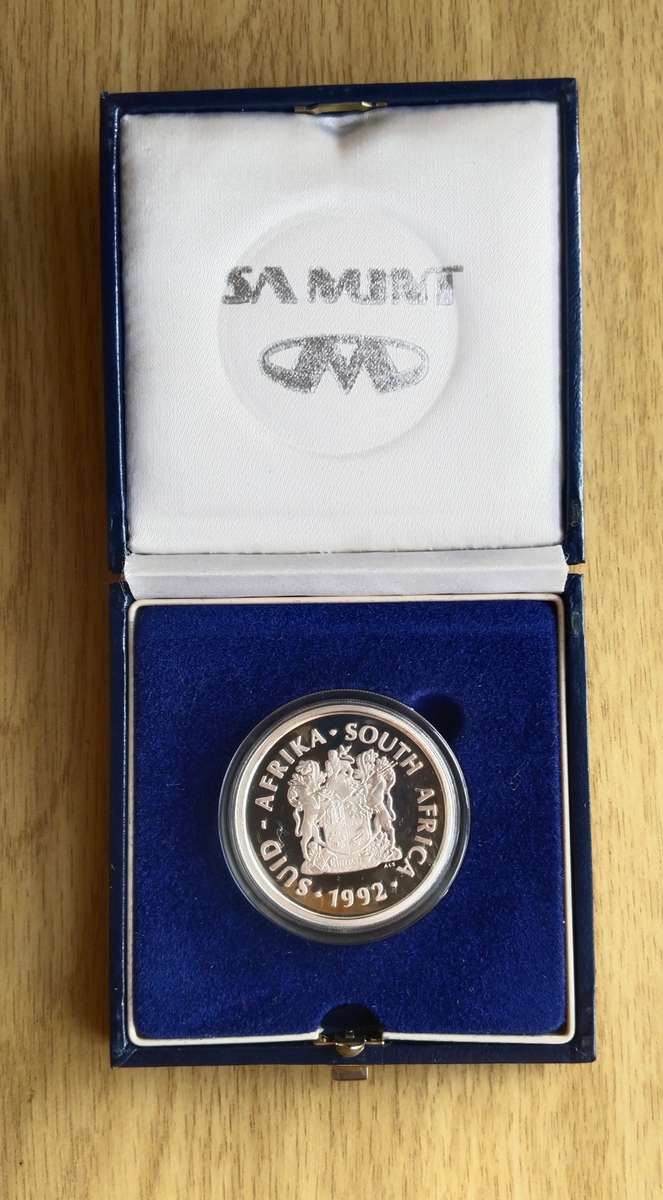 South Africa 1992 Silver Proof Technology 2 Rand.